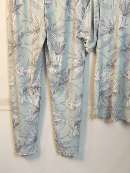 Mint Green Floral Sleepwear
